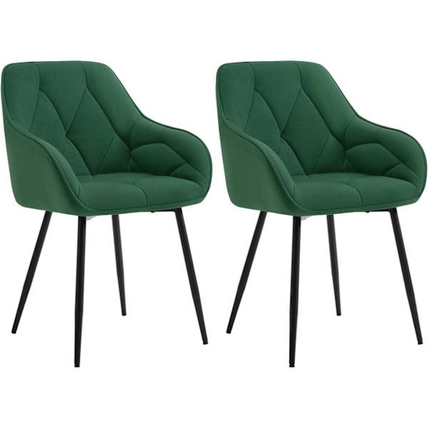 Rootz Velvet Dining Chair - Elegant stol - Bekväm sittplats - Lyxig känsla - Robust konstruktion - Ergonomisk design - 56cm x 83,5cm x 53cm