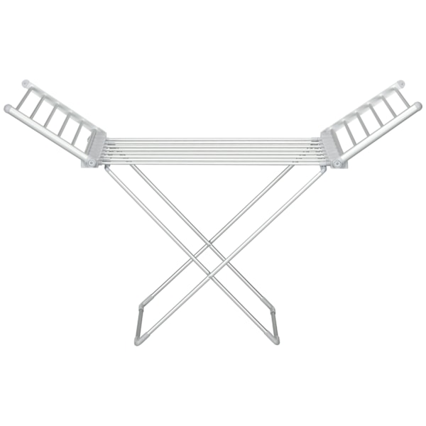 Rootz uppvärmd elektrisk tvättställ - torkställ - vikbart klädställ - sparar torktid - 144L x 53b x 91h cm
