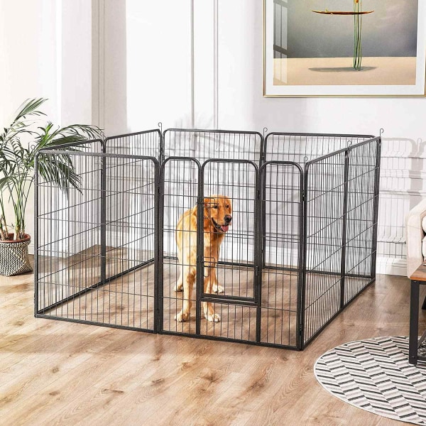 Rootz Puppyren - Animal Run - Små kæledyr - Grå - 80 x 80 cm pr. element
