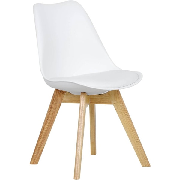 Rootz matstol - Ergonomisk stol - Bekväma sittplatser - Högdensitetsskum - Stabil - Golvsäker - Enkel montering - 82 cm x 48 cm x 40,5 cm