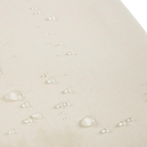 Rootz rektangelduk - Vattentät bordsöverdrag - Polyester - Skrynkelfri - Lättskött - 100 cm x 140 cm - Champagne - Mat, picknick, flera tillfällen