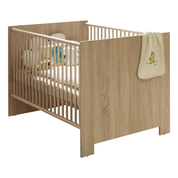 Rootz Children's Bed - Modern Youth Bed - Adjustable Frame - Versatile Design  - Oak Sägerau - 143x83x78cm