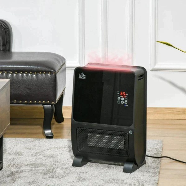Rootz Heater - Heater Electric - 2 In 1 Fan Heater - Heater Med