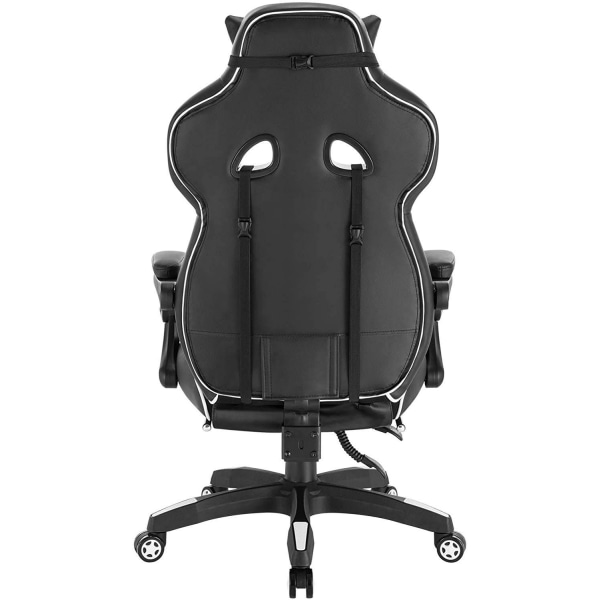 Rootz Ultimate Gaming Chair - Kontorstol - Ergonomisk computerstol - Justerbar, holdbar, nem montering - 121cm-128cm x 56cm x 46cm