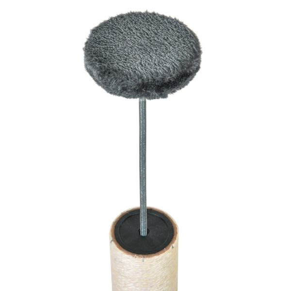Rootz Kradsestolpe - Grå - Spånplade, Sisal, Fiannel - 21,65 cm x 17,71 cm x 94,48 cm