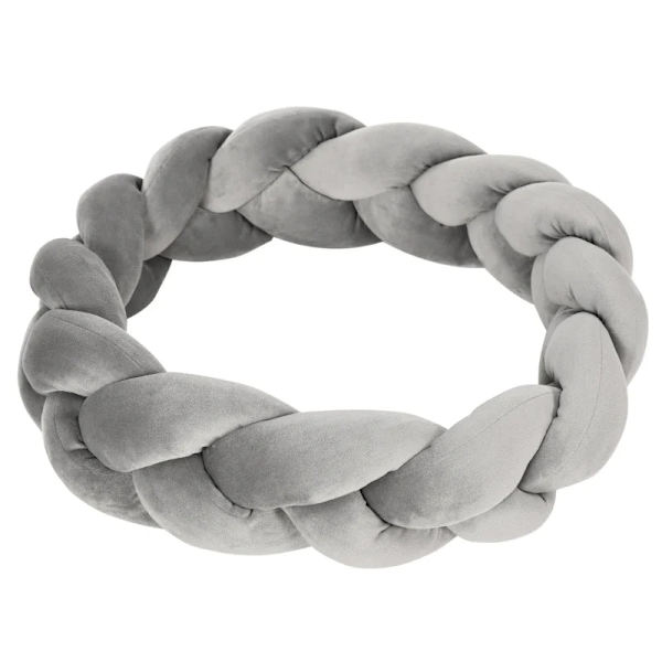 Rootz Djursäng med Dyna - Kattsäng - Hundkorg - Tvättbar - Grå - 55cm x 55cm x 14cm