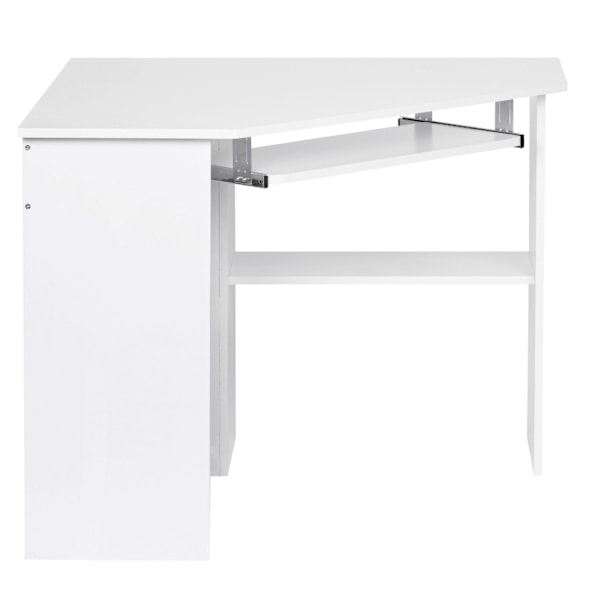 Rootz Corner Desk - Modern Office Desk - Computertabel - Generøs opbevaring - 127 cm x 73 cm x 88,5 cm
