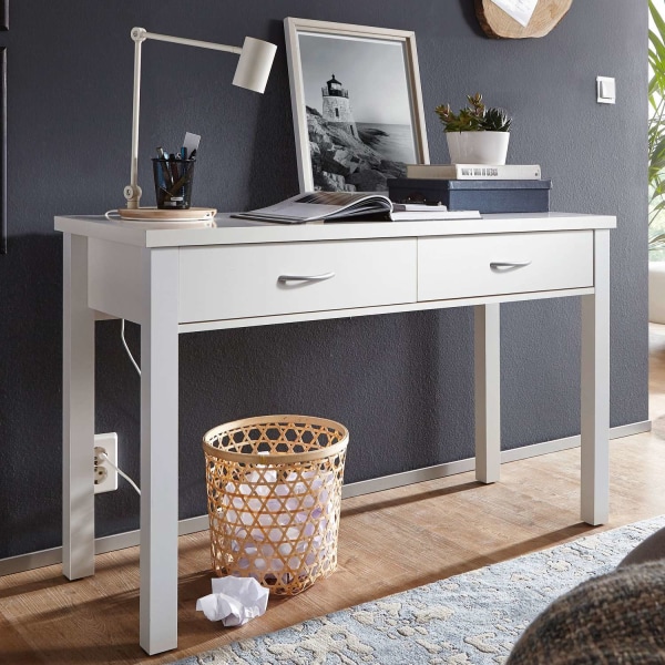 Rootz Modern Desk - Kotitoimiston pöytä - Kirjoituspöytä - Ajaton muotoilu - Tyylikäs aksentti - Runsaasti säilytystilaa - 120cm x 50cm x 77cm