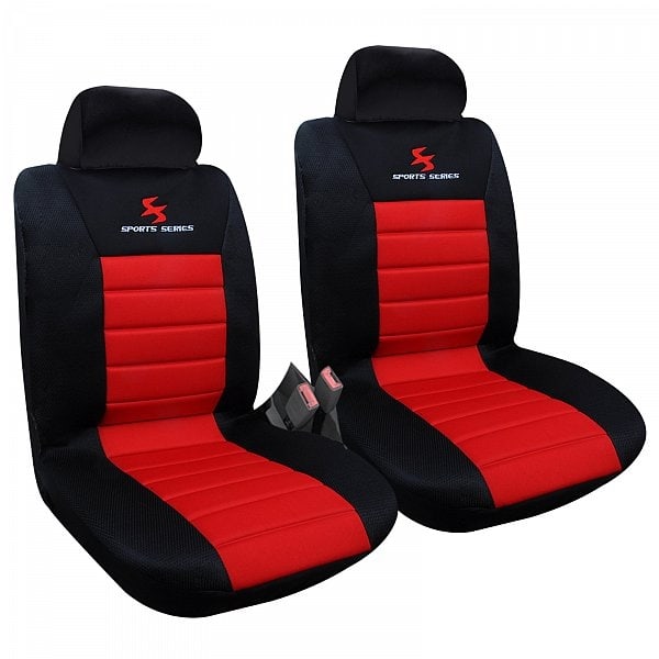 Rootz Car Seat Cover Set - Framsätesskydd i polyester - Dragon Brodery - Enkel montering - 100 % polyesterskum - Universal passform - 3-8 mm skum - 30