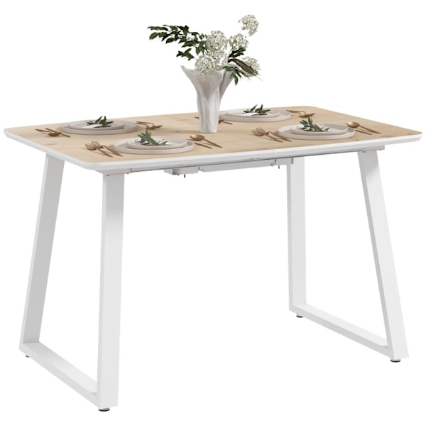 Rootz sammenklappeligt spisebord - Udtrækkeligt bord - Industribord - Pladsbesparende - 120 cm til 160 cm x 80 cm x 76 cm