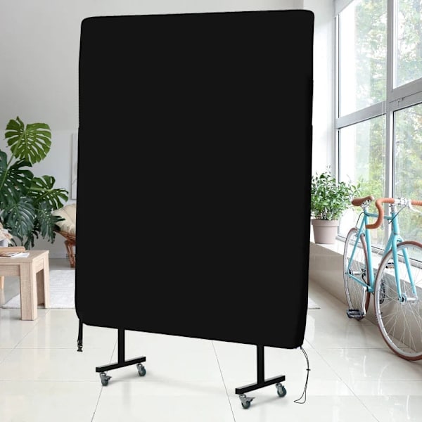 Rootz borddæksel - Bordtennis - Vandtæt - UV-bestandig - Polyethylen - Sort - 275L x 153W x 5H cm