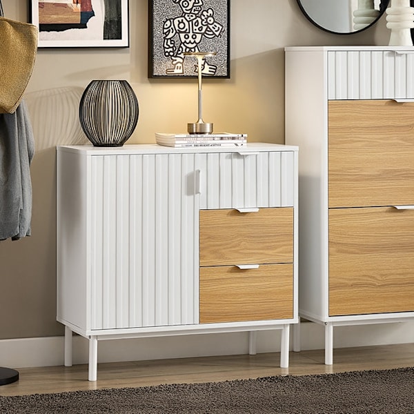 Rootz Multi -Partment Sideboard - Closet - förvaringsskåp - Stabilitet - 75x76x35cm