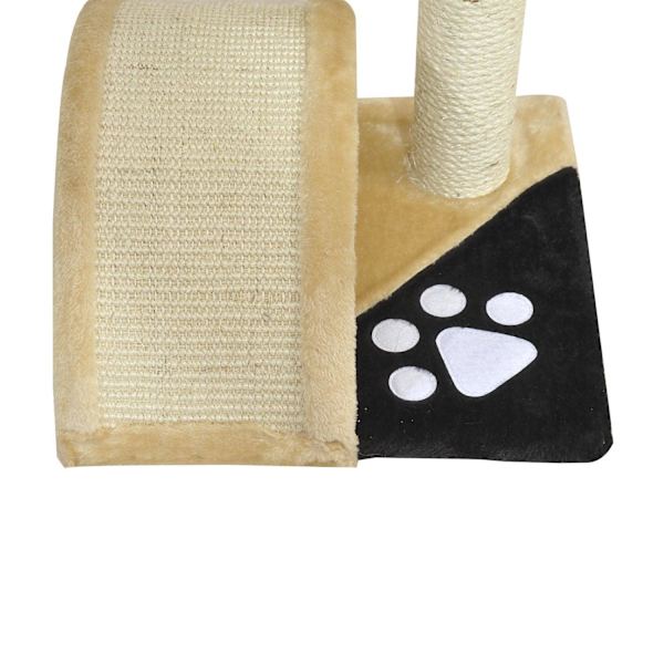 Rootz Cat Tree Sisal Pillars - Beige - Spånplade, Plys, Sisal - 14,17 cm x 14,17 cm x 17,32 cm