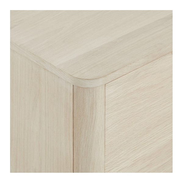 Rootz skänk - Förvaringsskåp - Buffébord - Massiv ek och MDF - Elegant design - Gott om förvaring - Tyst funktionalitet - 45cm x 180cm x 75cm