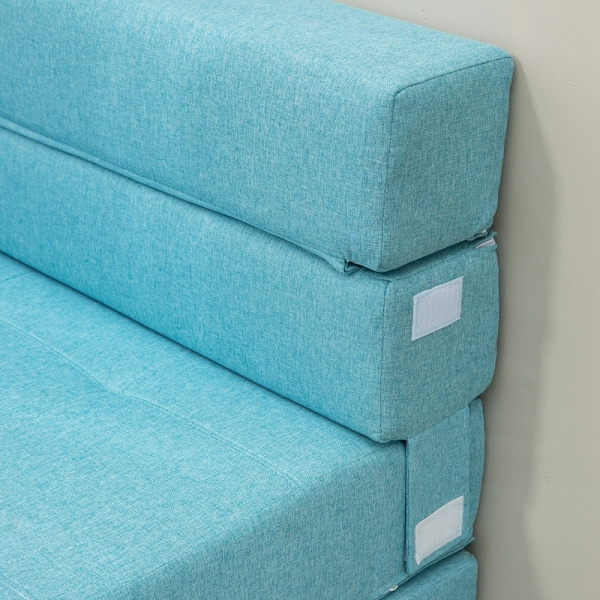 Sovstol Rootz - Avslappningsstol - Gästsäng - Snabb omvandling - Mångsidig användning - Exceptionell komfort - 70 cm x 70 cm x 61 cm (soffa) / 70 cm x