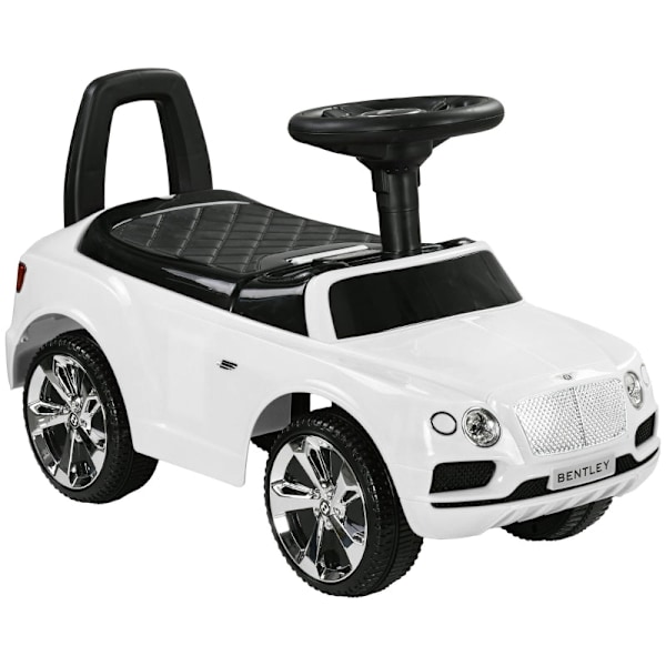 Rootz Bentley Bentayga Ride-On Car - Børneskydebil - Børnehjul - Anti-tip funktion - Komfortabelt ryglæn - Musikspil - 67 cm x 29 cm x 39 cm