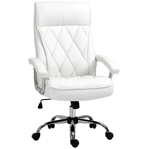 Rootz Kontorstol - Skrivebordsstol - Drejestol - Ergonomisk arbejdsstol - Hvid
