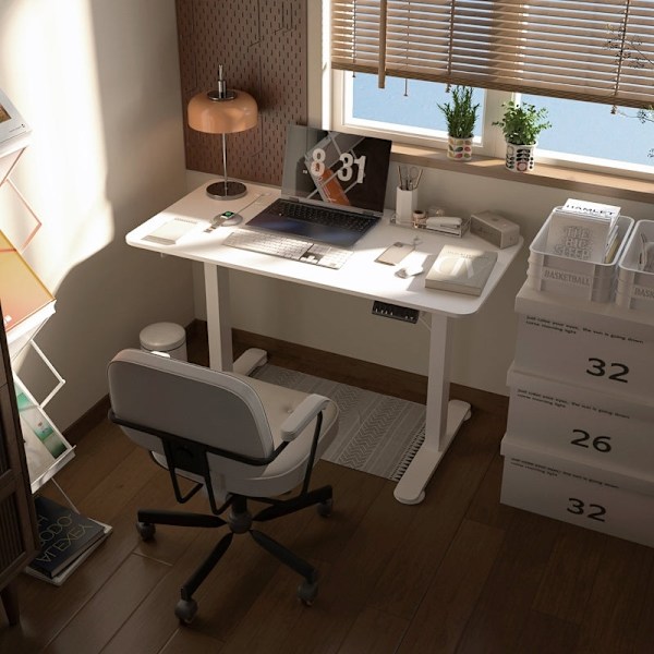 Rootz elektriskt justerbart stående skrivbord - Höjdjusterbart skrivbord - Sit Stand-skrivbord - Minnesfunktion - 120cm x 60cm x 72-116cm