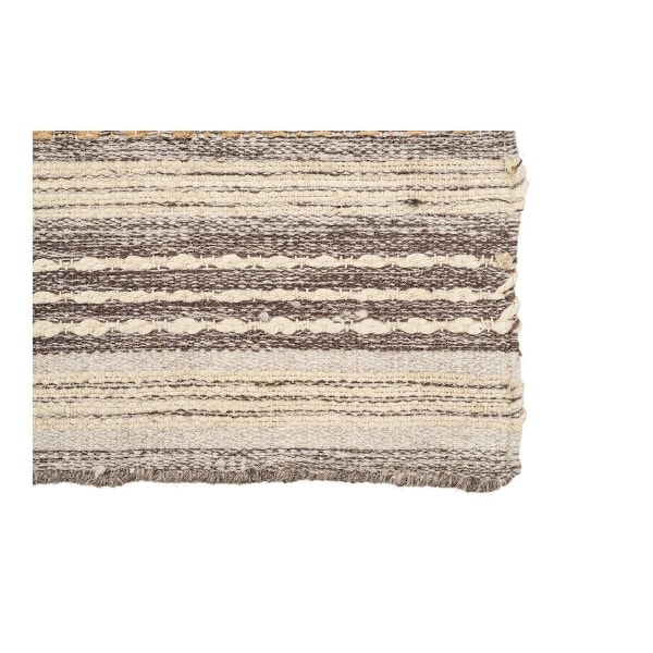 Rootz Hallway Runner - Handvävd matta - Natural/Ivory - Jute Wool Mix - Lägger till värme - 80 cm x 180 cm