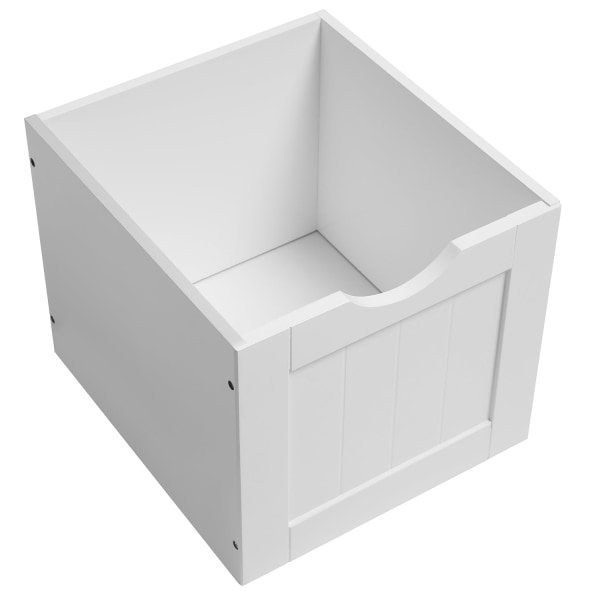 Rootz badrumsskåp - Förvaringsorganisator - Skåp - MDF - Skräpfri lösning - Mångsidig användning - Vit - 60cm x 30cm x 81cm