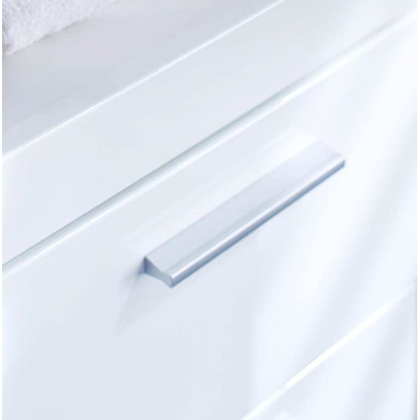 Rootz Badeværelsesskab - Skab - Højglans - 73 x 79 x 31 cm White High gloss