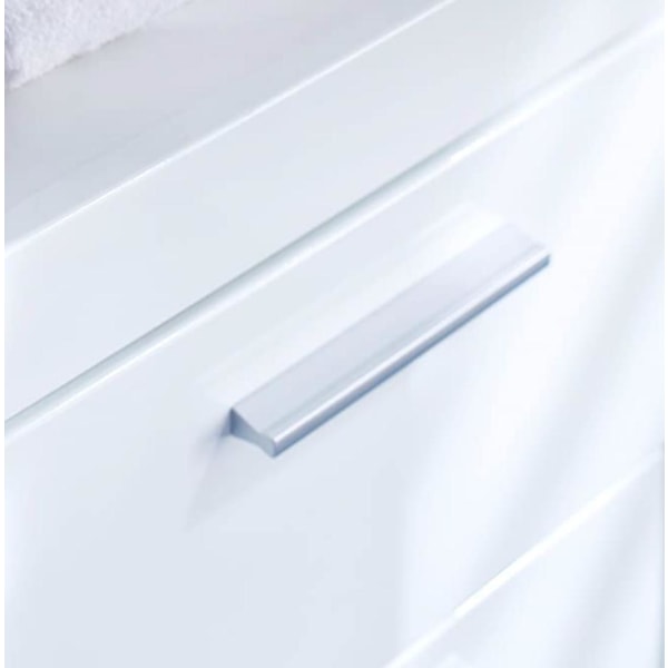 Rootz Kylpyhuonekaappi - Kaappi - Kiiltävä - 73 x 79 x 31 cm White High gloss