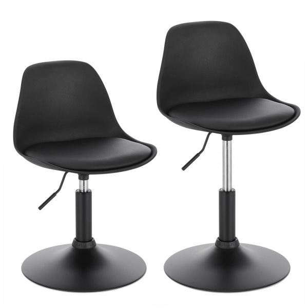 Rootz justerbar barpall - Bänkpall - Snurrstol - Ergonomisk design - Enkel montering - Robust konstruktion - 41cm x 61-73cm x 39cm