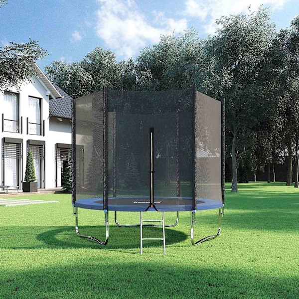 Rootz Trampolin Säkerhetsnät - Kapslingsnät - Vadderad stoppning - UV-beständig - 305 cm Diameter