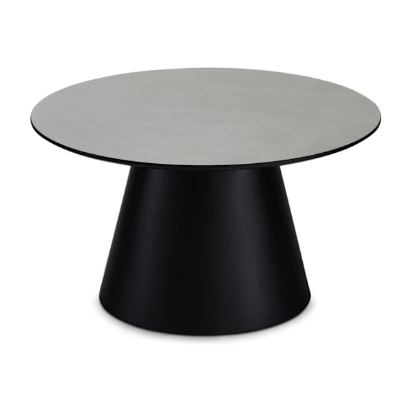 Rootz-sohvapöytä - Pyöreä pöytä - Moderni keskipöytä - Kestävä MDF - Moderni estetiikka - Helppo huoltaa - 80cm x 80cm x 45cm
