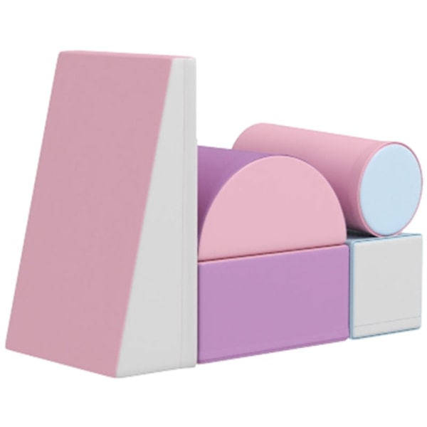 Rootz Soft Building Blocks Set - Skumleksakskuber - Pedagogisk lek - Öka motoriska färdigheter - Olika former - 40,6L x 40,6W x 20,3H cm