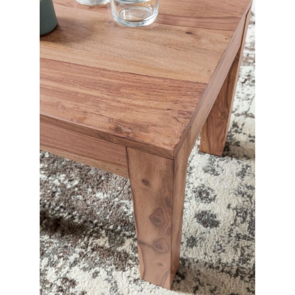 Rootz-sohvapöytä - Sivupöytä - Massiivipuu - 45 x 45 cm - Ruskea