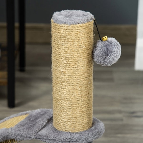 Rootz Cat Skrapstolpe - Cat Tree Pole - Skrapbräda - Jutestolpe - Möbelskydd - 34cm x 24cm x 43cm