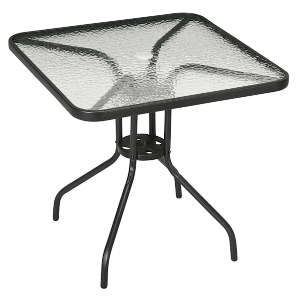 Rootz Garden Bord - Patio Bord - Udendørs spisebord - Vejrbestandig og robust stabilitet - 76x76x72 cm