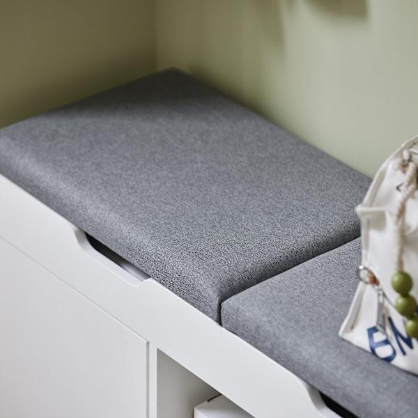 Rootz Shoe Opbevaringsbænk - Entrébænk - Skoorganisator - Justerbare hylder - Dobbelt sæde - Pladsbesparende - 100 cm x 48 cm x 34 cm