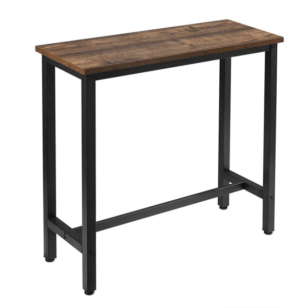 Rootz Modern Barbord - Pubbord - Högt bord - Stabilitet i järnstomme - Reptålig - Utrymmesbesparande design - 100cm x 40cm x 100cm