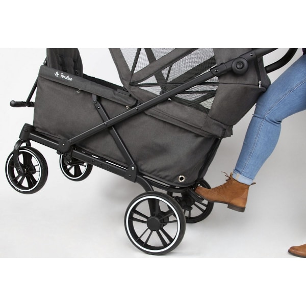 Rootz Cruiser Folding Handcart - Utility Wagon - Hopfällbar vagn - UV-skydd soltak - 116cm x 64cm x 64cm