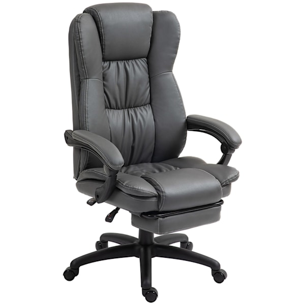 Rootz justerbar svängbar stol - kontorsstol - Ergonomisk retur - Massagefunktion - faux läder - 68.5x68.5x113-121cm