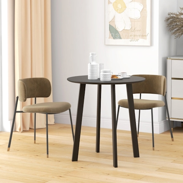 Rootz 2 pers. spisebord - Køkkenbord - Bistrobord - Elegant & Stabilt - Ø72cm x 75cm