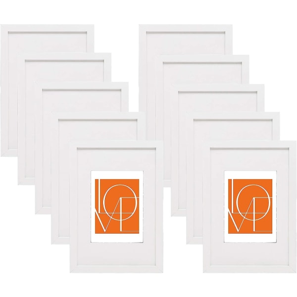 Rootz Premium billedrammer - Fotorammer - Memory Display - MDF af høj kvalitet - Alsidig væg- og hyldemontering - Beskyttende plexiglas - Forskellige