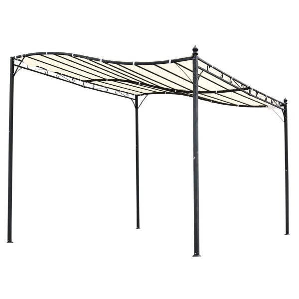 Rootz Roofing Pavilion - musta - metalli, polyesteri - 116,92 cm
