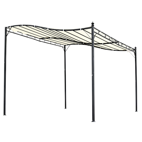 Rootz Roofing Pavilion - musta - metalli, polyesteri - 116,92 cm x 116,92 cm x 77,95 cm