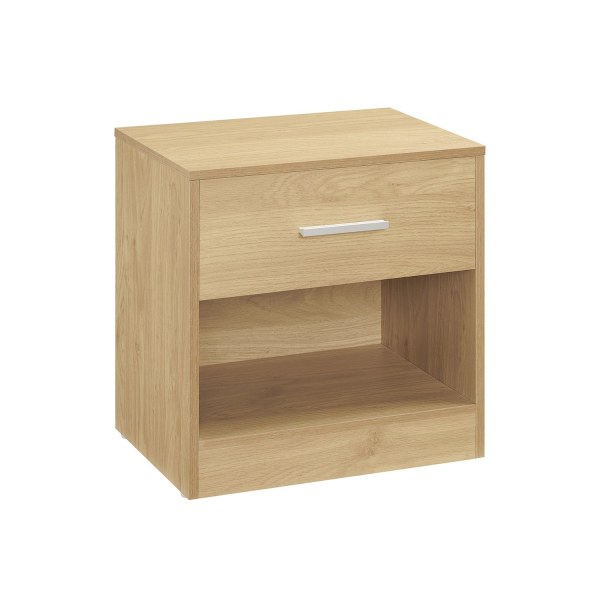 Rootz spånplade sidebord - Endebord - Natbord - Strågul - Letvægts - Robust - Nem montering - 28cm x 39cm x 41cm