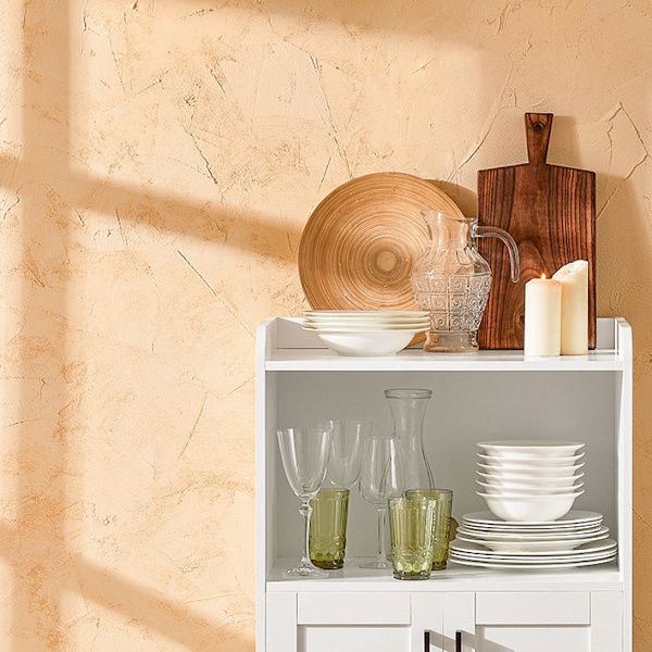 Rootz förvaringsskåp - skafferiskåp - köksfack - MDF-material - 60 cm x 120 cm x 39 cm - 26,8 kg - 2 hyllor - Justerbar hylla