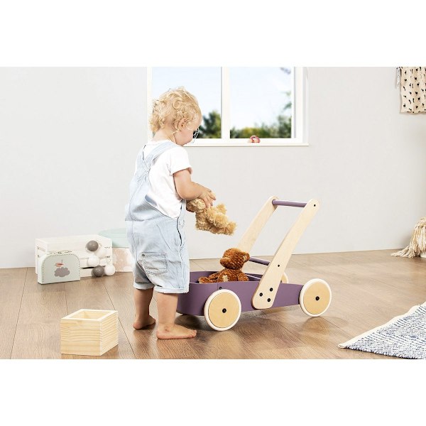 Rootz Learning Walker 'Fiete' - Baby Walker - Toddler Push Walker - Justerbart bremsesystem - 61 cm x 36 cm x 48 cm