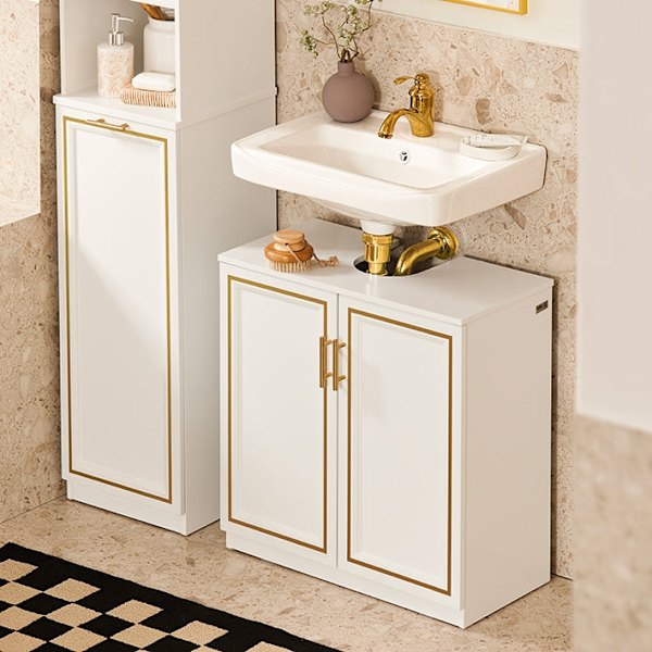Rootz Opbevaringsskab - Underskab - Organizer - MDF Materiale - Pladsbesparende - 60cm x 61cm x 30cm