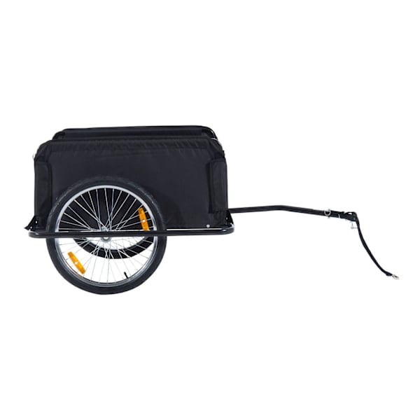 Rootz transporttrailere til cykler - rød, sort - stof, stål - 55,12 cm x 34,65 cm x 23,62 cm