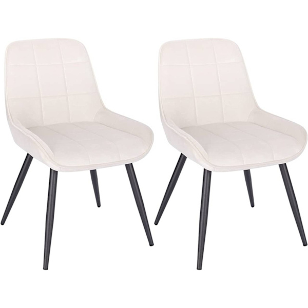 Rootz matstolsset - Köksstol - Stoppade stolar - Ergonomisk design - 81,5 cm x 38 cm x 47 cm - Sammet - Metallben