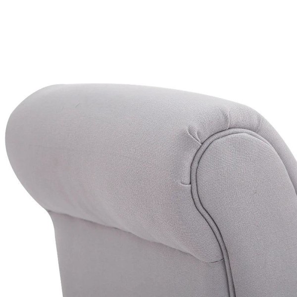 Rootz Soveværelsesbænk - Bænksæde - Polstret bænk - MDF-skum - Grå - 102 x 31 x 51 cm