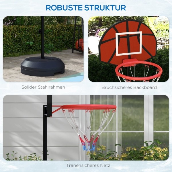 Rootz SPORTNOW koripalloteline - Säädettävä korkeus - Magneettinen tikkataulu - Kaksitoimintoa - Tukeva rakenne - 38,5 cm x 48,5 cm Takapaneeli - Terä