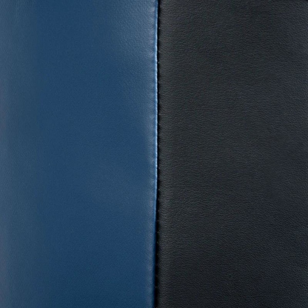 Rootz Boksesæk - Boksedukke - Dummy - Fritstående - Højdejusterbar - Tung base - Imiteret læder - Sort/Grå/Blå - 55 x 55 x 178-207 cm